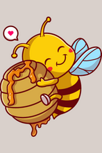 Load image into Gallery viewer, Bee hug honeycombⓂ️A pieces
