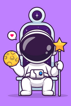 Load image into Gallery viewer, Astronaut king holding moonⓂ️A pieces
