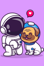 Load image into Gallery viewer, Astronaut with puk dogⓂ️A pieces
