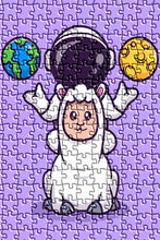 Load image into Gallery viewer, Yoga llama alpaca with globe earth-moonⓂ️A pieces
